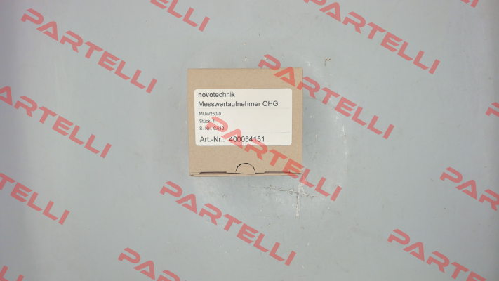 Art.No. 54151, Type: MUW-250-0 Novotechnik