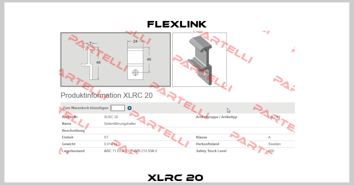 XLRC 20  FlexLink