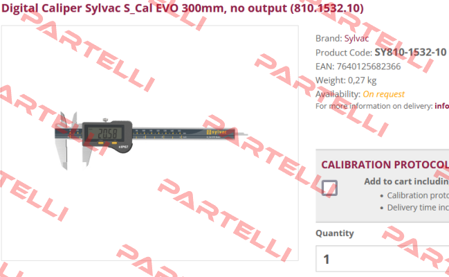 SY810-1532-10 Sylvac