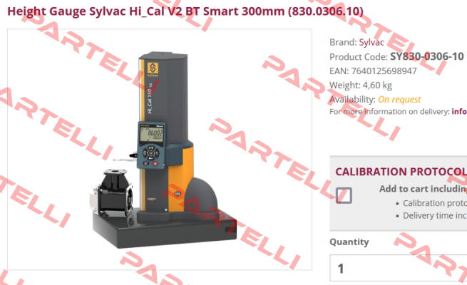 SY830-0306-10 Sylvac