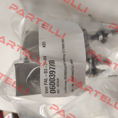 P/N: 0600397/00, Type: AH-KGA/K Vahle