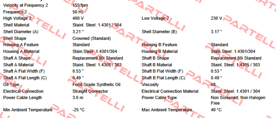 MI-DM0080 DM0803-AAC11E0U8EDC-200MM Interroll