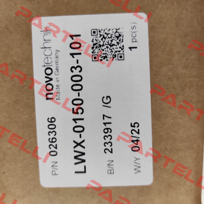 P/N: 400026306, Type: LWX-0150-003-101 Novotechnik