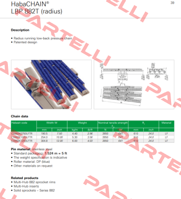 C0882K1200LFTR-N4 Habasit