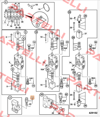 JCB Valve relief Husco