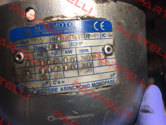 Mot 15x15  Neri Motori