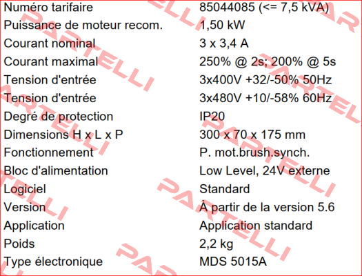 MDS5015A Stober