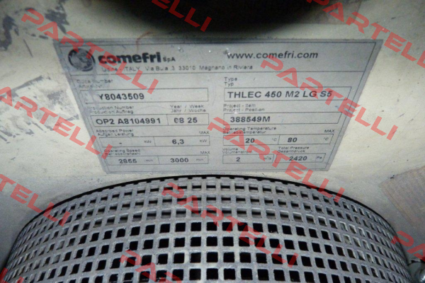 Typ:THLEC 450 S5 LG  Comefri