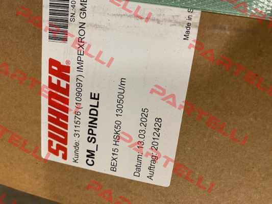 BEX15HSK50-1,5-13050 Suhner