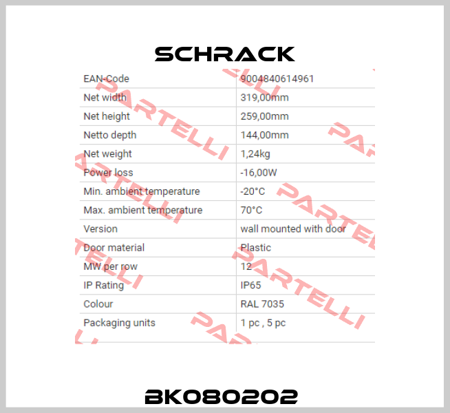 BK080202  Schrack