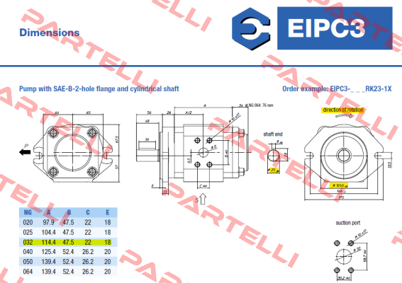 EIPC3-032RA23-10 6000300207 Eckerle