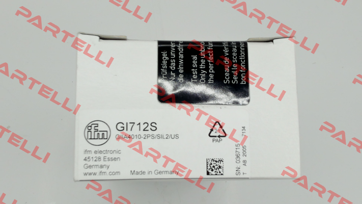 GI712S / GIIA4010-2PS/SIL2/US Ifm