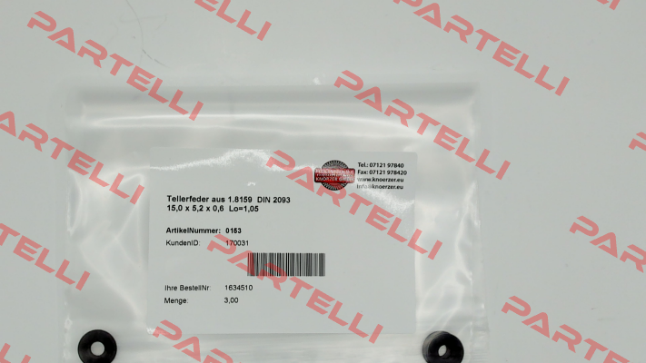 170031 / 15,0 x 5,2 x 0,6 Mubea