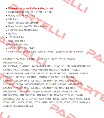 101A100F11BA170  Procon