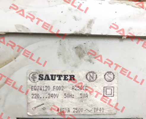 EQJW120 F002 A2501C  Sauter