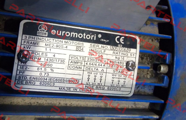 ME2-90S-4 old serie, new serie A B3B14P4 006  Euromotori