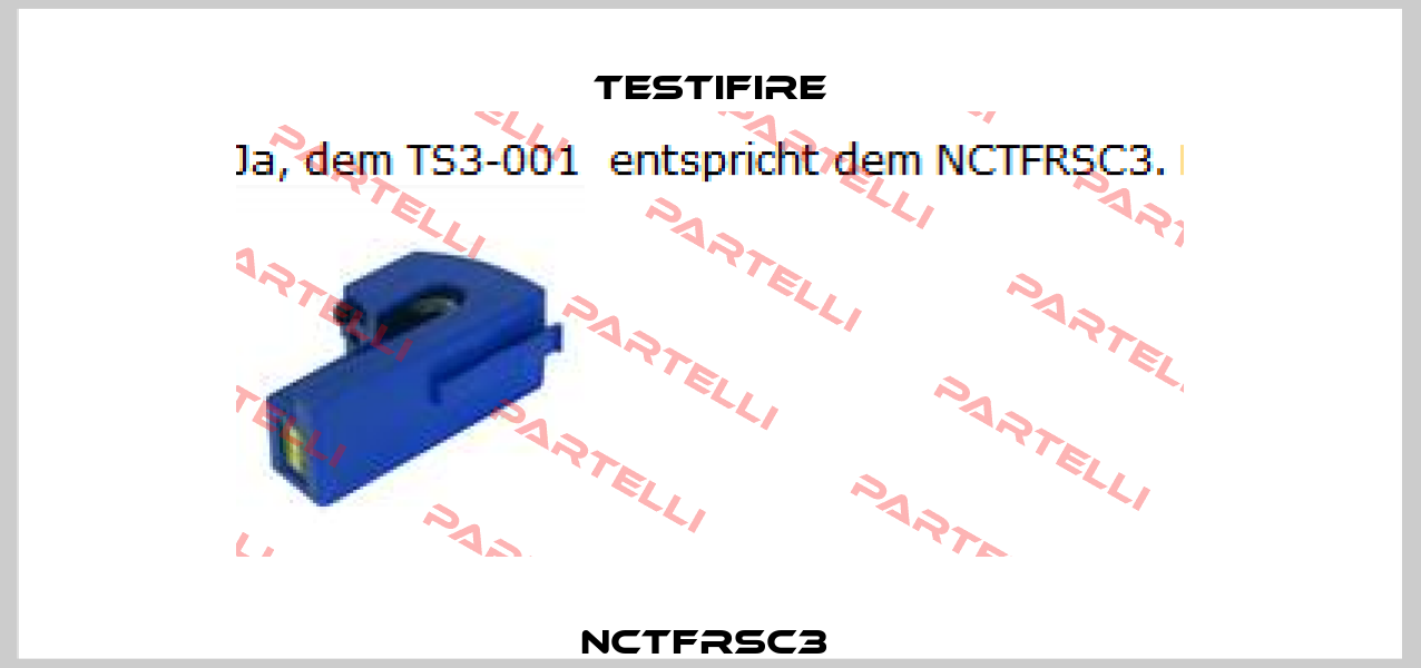 NCTFRSC3  Testifire