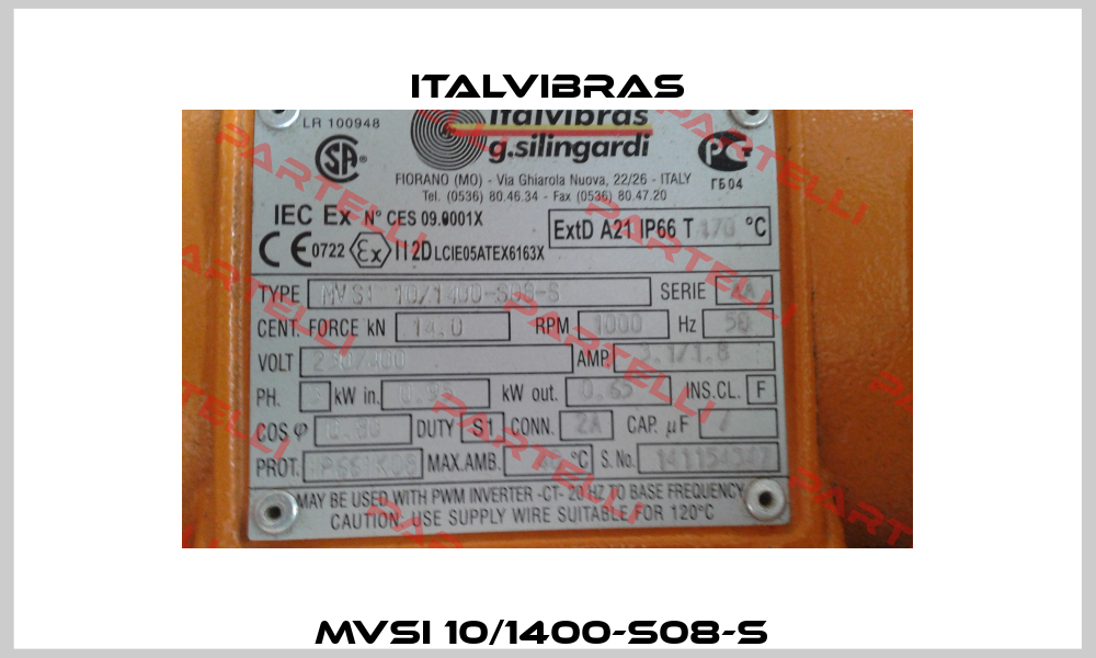 MVSI 10/1400-S08-S  Italvibras