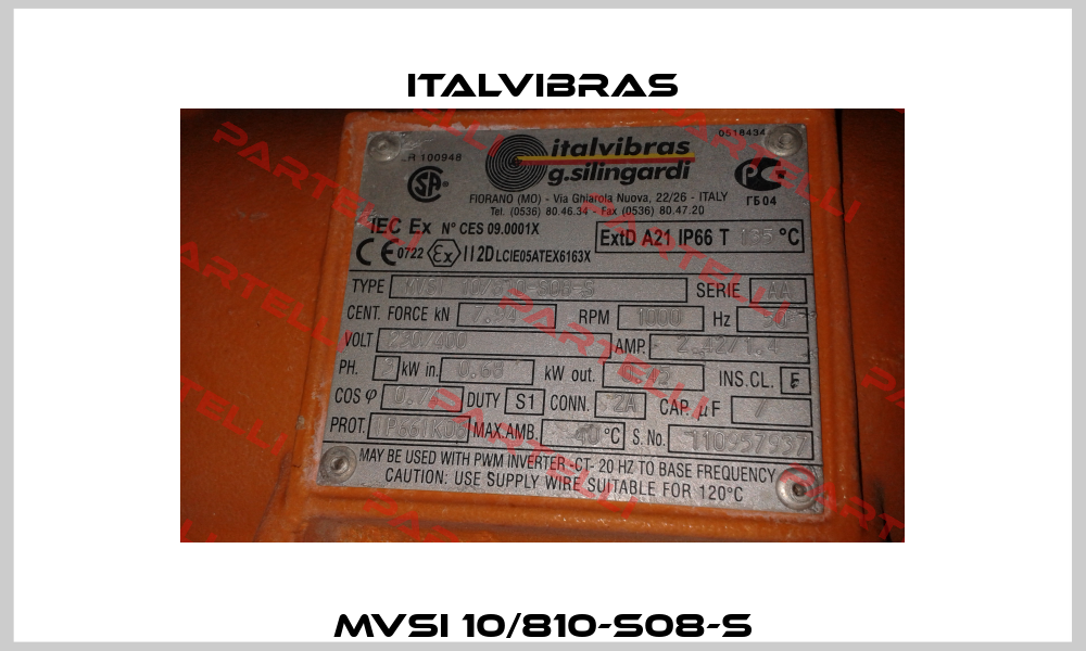 MVSI 10/810-S08-S Italvibras