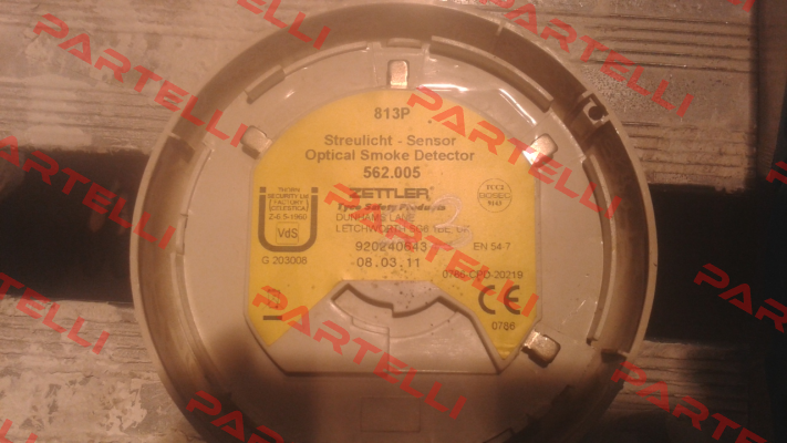 813P (562.005) - obsolete, replaced by 850P (516.850.052)  Tyco Fire