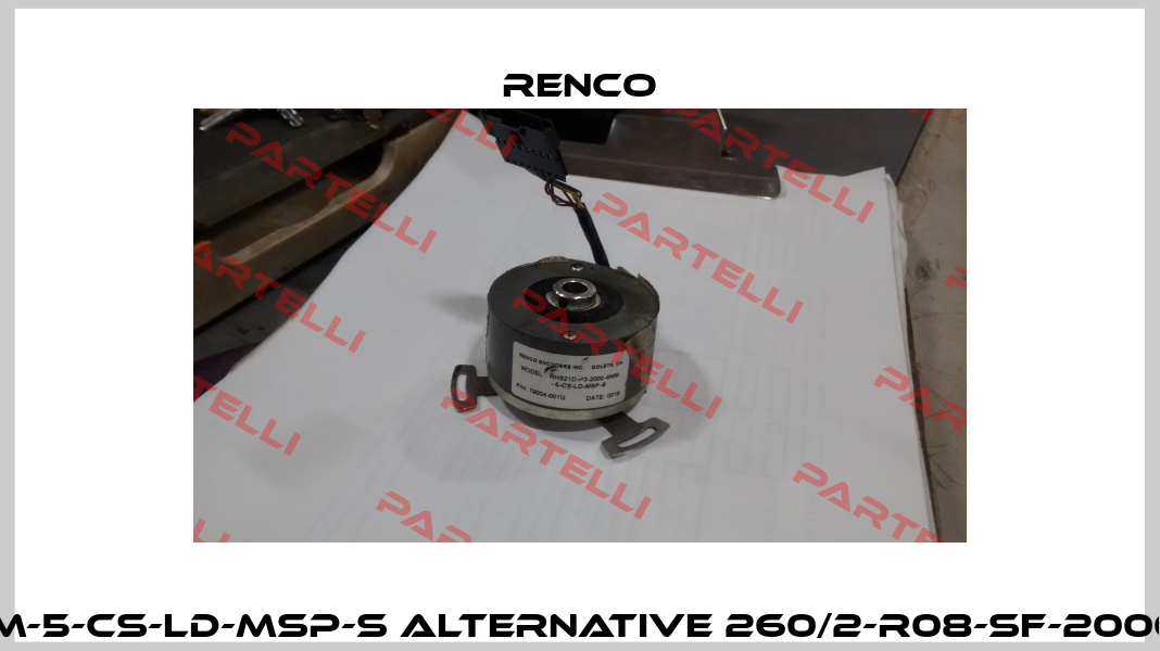 RHS21D-P3-2000-8MM-5-CS-LD-MSP-S alternative 260/2-R08-SF-2000-NC-HV-R-G1-ST-IP50  Renco