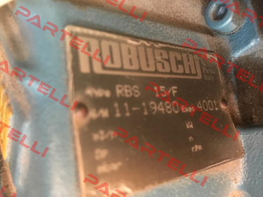 Blower RBS 15-F  Robuschi