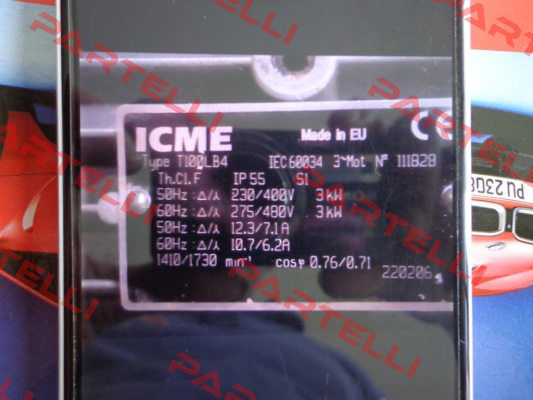 T100L B4, № 111828 Icme Motor