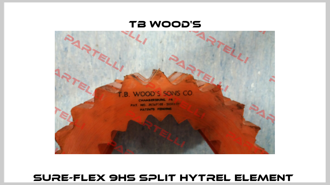 Sure-Flex 9HS Split Hytrel Element  TB WOOD'S