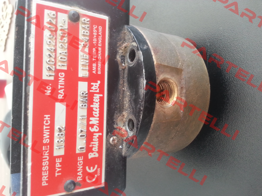 Type 1382  Serial number 12C2429 026  Bailey-Mackey