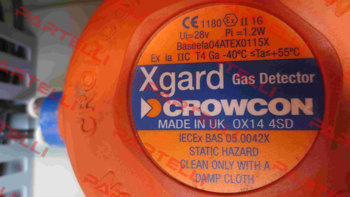 XGARD Type 1 O2 0-25% Vol  Crowcon