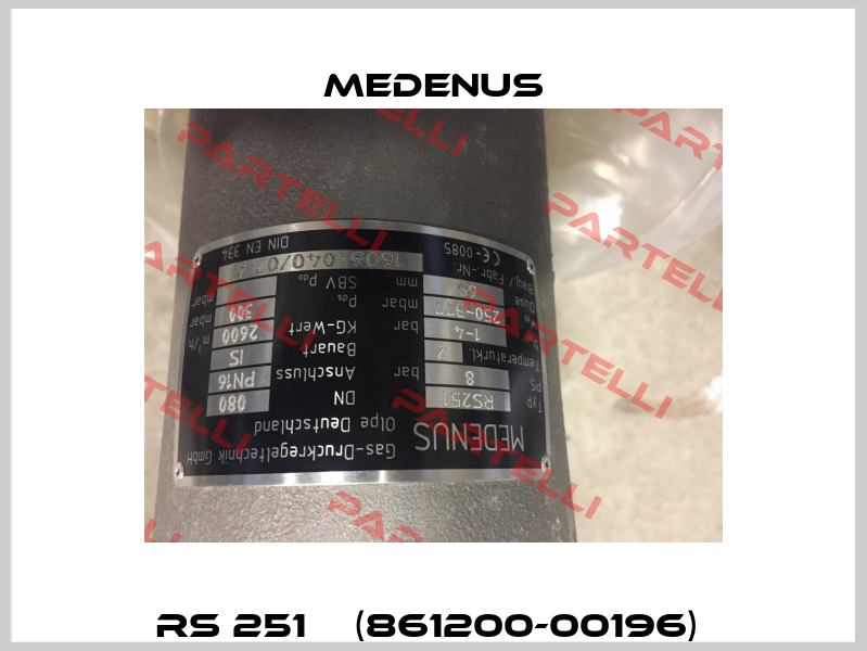 RS 251    (861200-00196)  Medenus