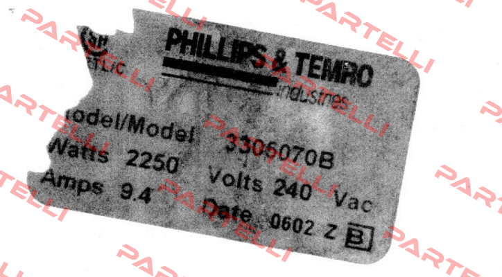 3305070B Phillips-Temro