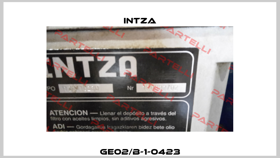 GE02/B-1-0423 Intza