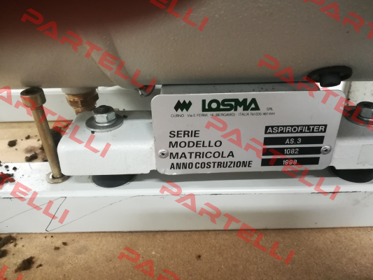 metal filter for Aspirofilter AS.3  Losma
