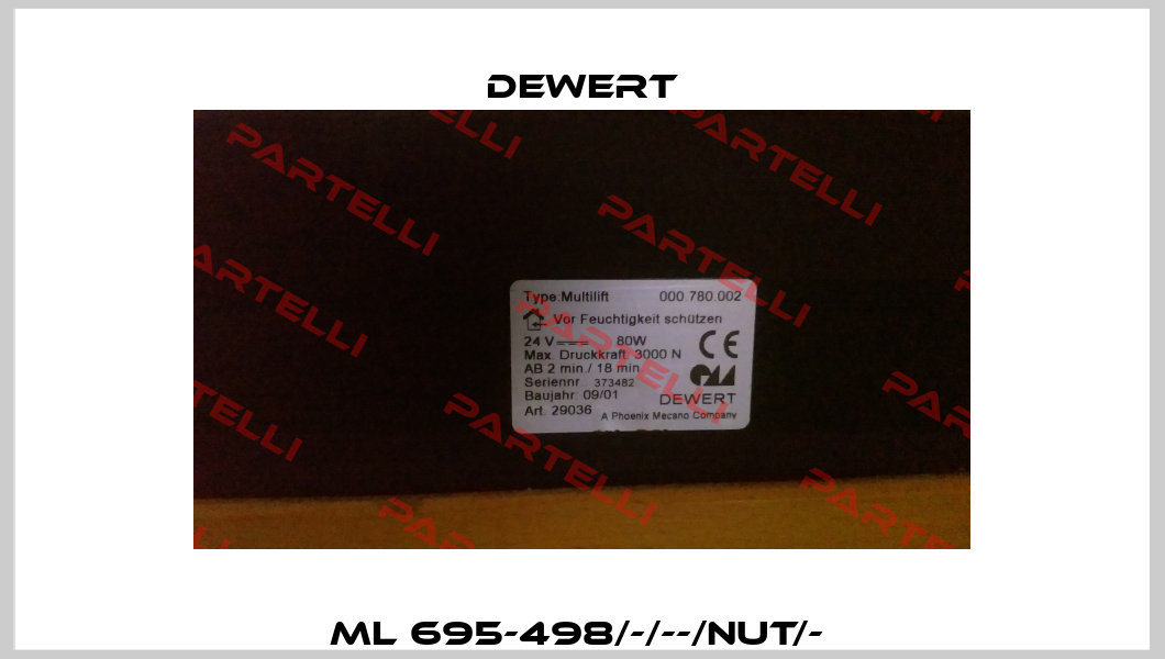 ML 695-498/-/--/NUT/-  DEWERT