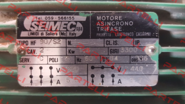 TIPO HF 90/S2  Seimec (Rossi)