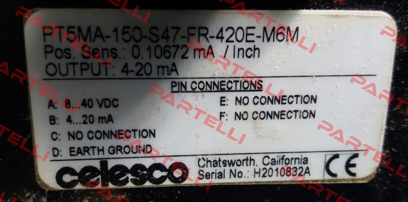 PT5MA-150-S47-FR420E-M6M  Celesco