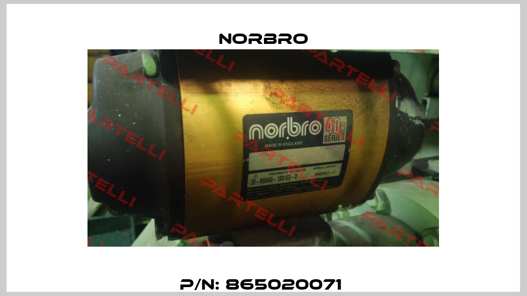 P/N: 865020071  Norbro