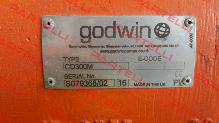 CD300M 2-Blade Mark 2 Impeller Godwin Pumps
