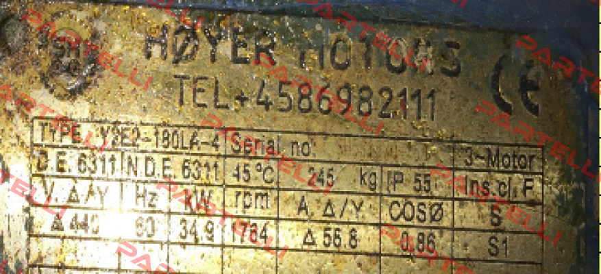 Y2E2 180LA-4 Hoyer Motors