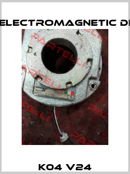 K04 V24 TEMPORITI Electromagnetic disc brakes
