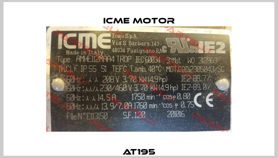 AT195 Icme Motor