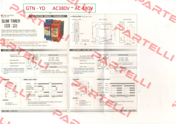 GTN-YD, AC 380V ~ 480V  Luxco (formerly Westronics)