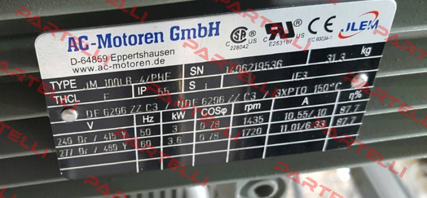 FCA 100 LB-4/ PHE AC Motoren