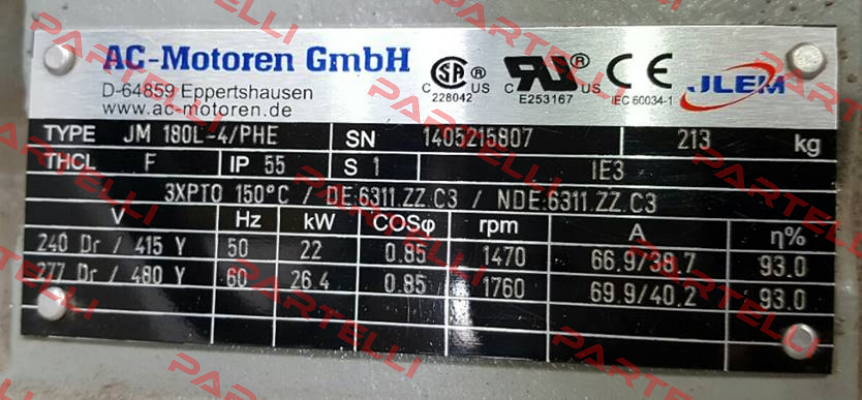 JM 180 L-4 L-4 /PHE AC Motoren
