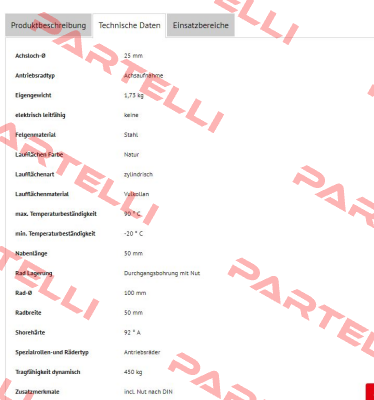 VUAS-100-50-50-P25-PFN Torwegge