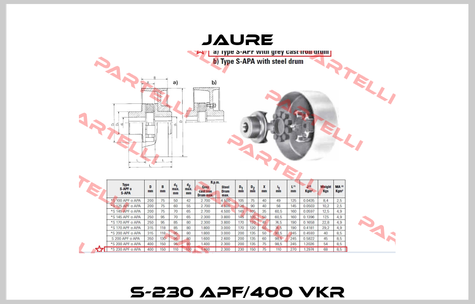 S-230 APF/400 VKR Jaure