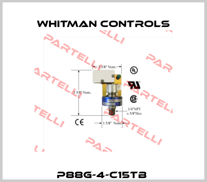 P88G-4-C15TB  Whitman Controls