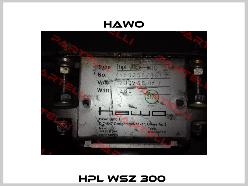 hpl WSZ 300  HAWO