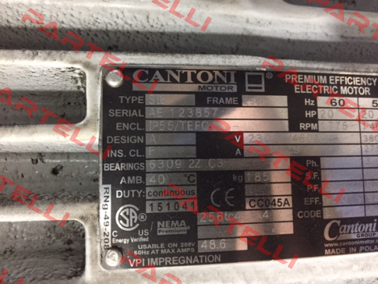 SIE256TC4  Cantoni